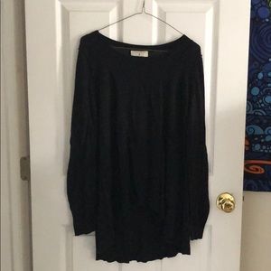 Oversized black sweater. XL